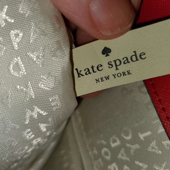 Kate Spade Large Coral Handbag Leather - Picture 11 of 12